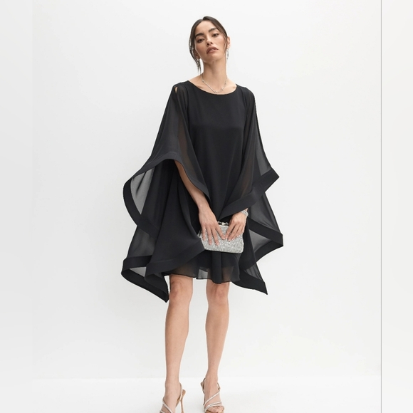 Joseph Ribkoff Dresses & Skirts - ⭐️ Host Pick ⭐️ Joseph Ribkoff | Exquisite Black Chiffon Dress